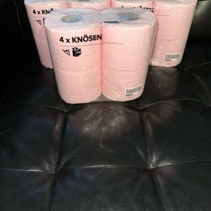 IKEA KNOSEN KNÖSEN Pink Toilet Paper 1 Pack/4 Rolls 2 PLY 300 Squares  103.866.00